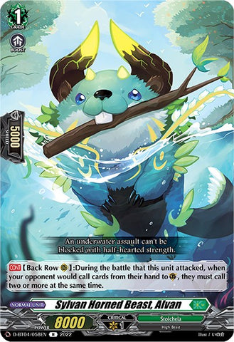 Sylvan Horned Beast, Alvan (D-BT04/058EN) [Awakening of Chakrabarthi]