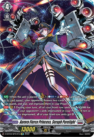 Aurora Fierce Princess, Seraph Purelight (D-BT04/SP07EN) [Awakening of Chakrabarthi]