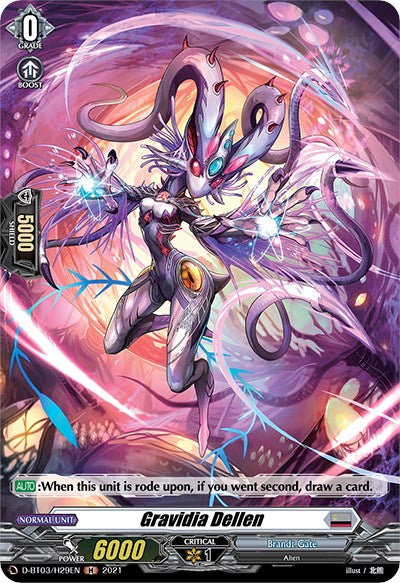 Gravidia Dellen (D-BT03/H29EN) [Advance of Intertwined Stars]