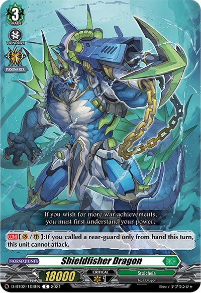 Shieldfisher Dragon (D-BT02/108EN) [A Brush with the Legends]