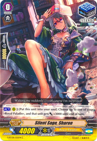 Silent Sage, Sharon (G-BT08/051EN) [Absolute Judgment]