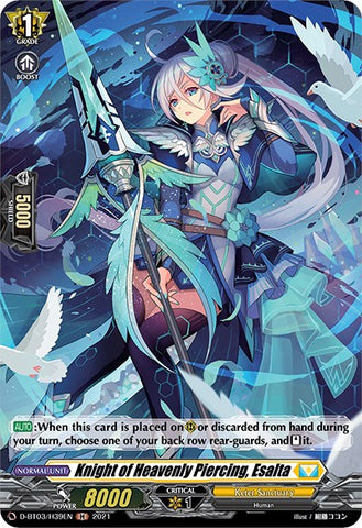 Knight of Heavenly Piercing, Esalta (D-BT03/H39EN) [Advance of Intertwined Stars]