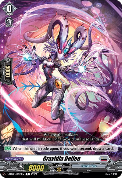 Gravidia Dellen (D-BT03/092EN) [Advance of Intertwined Stars]