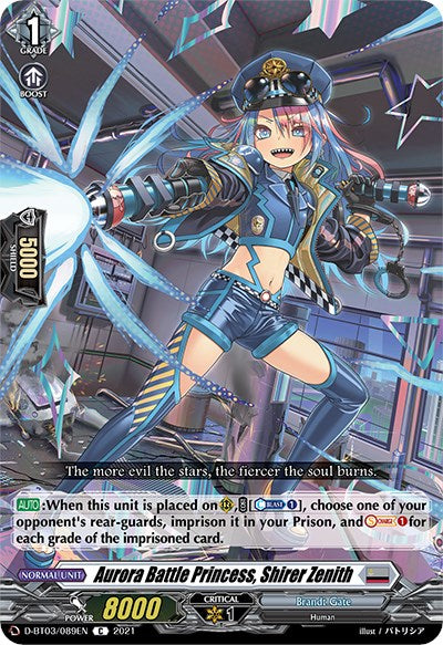 Aurora Battle Princess, Shirer Zenith (D-BT03/089EN) [Advance of Intertwined Stars]