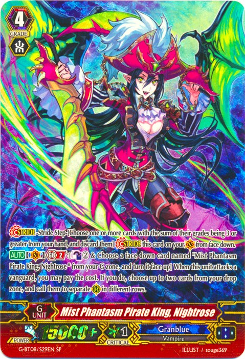 Mist Phantasm Pirate King, Nightrose (G-BT08/S29EN) [Absolute Judgment]