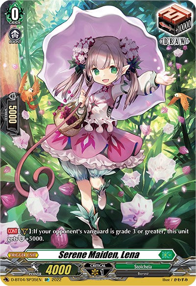 Serene Maiden, Lena (D-BT04/SP35EN) [Awakening of Chakrabarthi]