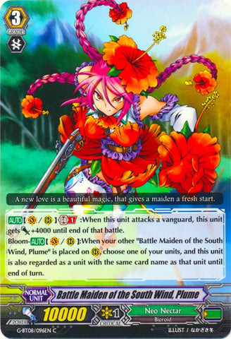 Battle Maiden of the South Wind, Plume (G-BT08/096EN) [Absolute Judgment]