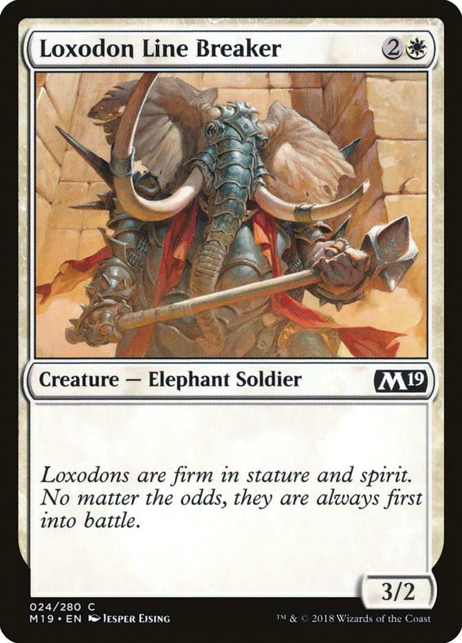 Loxodon Line Breaker [Core Set 2019]