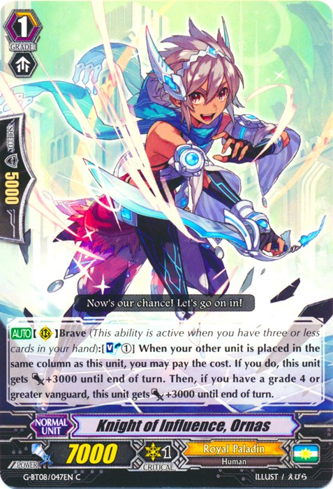 Knight of Influence, Ornas (G-BT08/047EN) [Absolute Judgment]