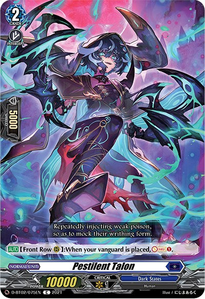 Pestilent Talon (D-BT02/075EN) [A Brush with the Legends]