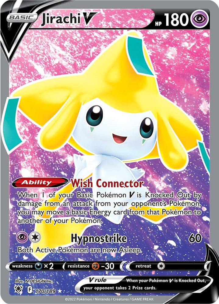 Jirachi V (170/189) [Sword & Shield: Astral Radiance]