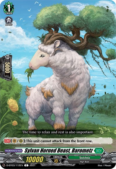 Sylvan Horned Beast, Barometz (D-BT03/112EN) [Advance of Intertwined Stars]