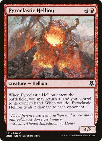 Pyroclastic Hellion [Zendikar Rising]