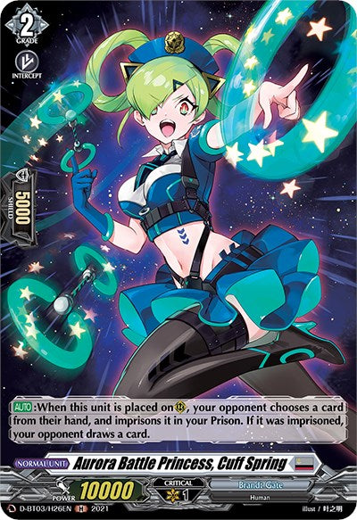 Aurora Battle Princess, Cuffring (D-BT03/H26EN) [Advance of Intertwined Stars]